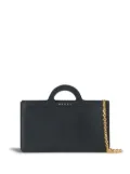 Marni Tropicalia leather wallet-on-chain - Black