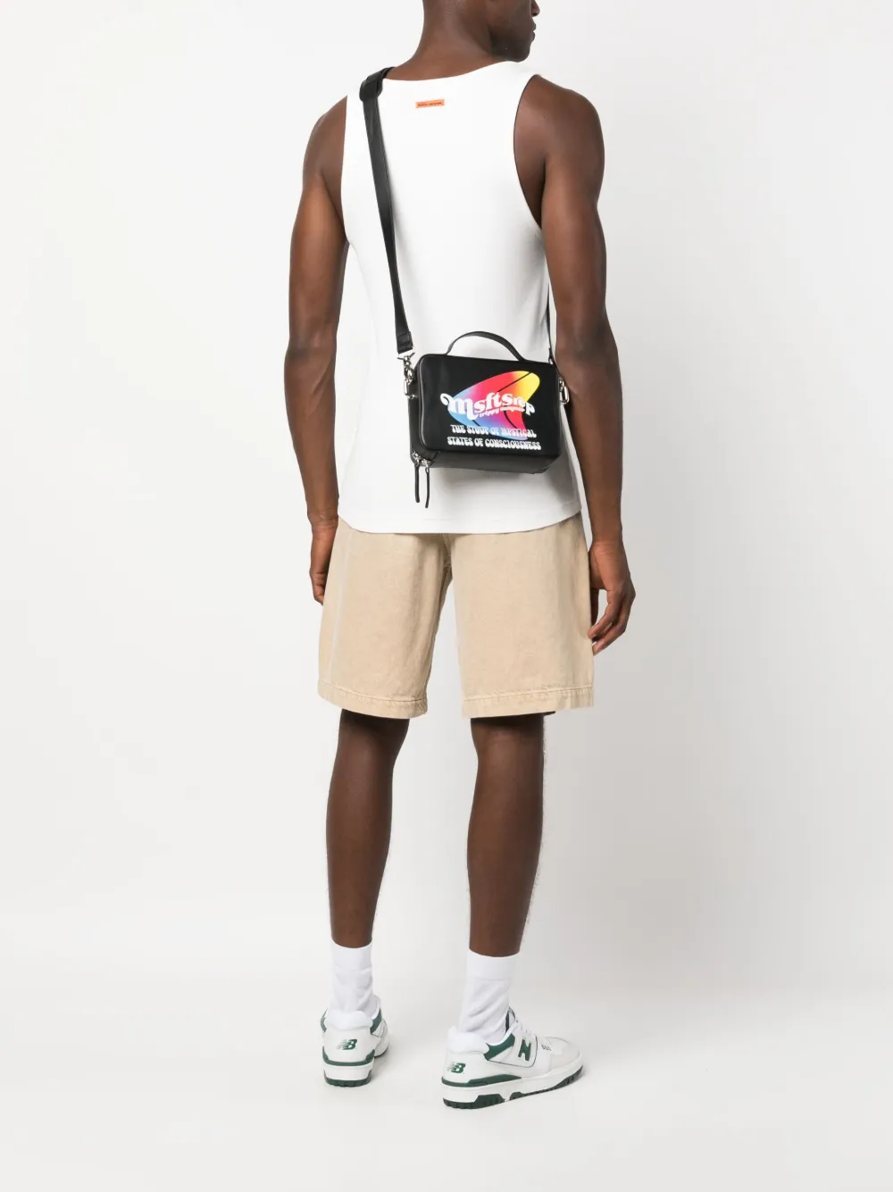 MSFTSrep Shopper met logoprint - Zwart