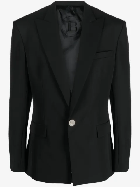 Balmain single-breasted wool blazer