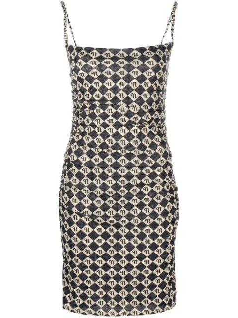 Nanushka monogram-print minidress
