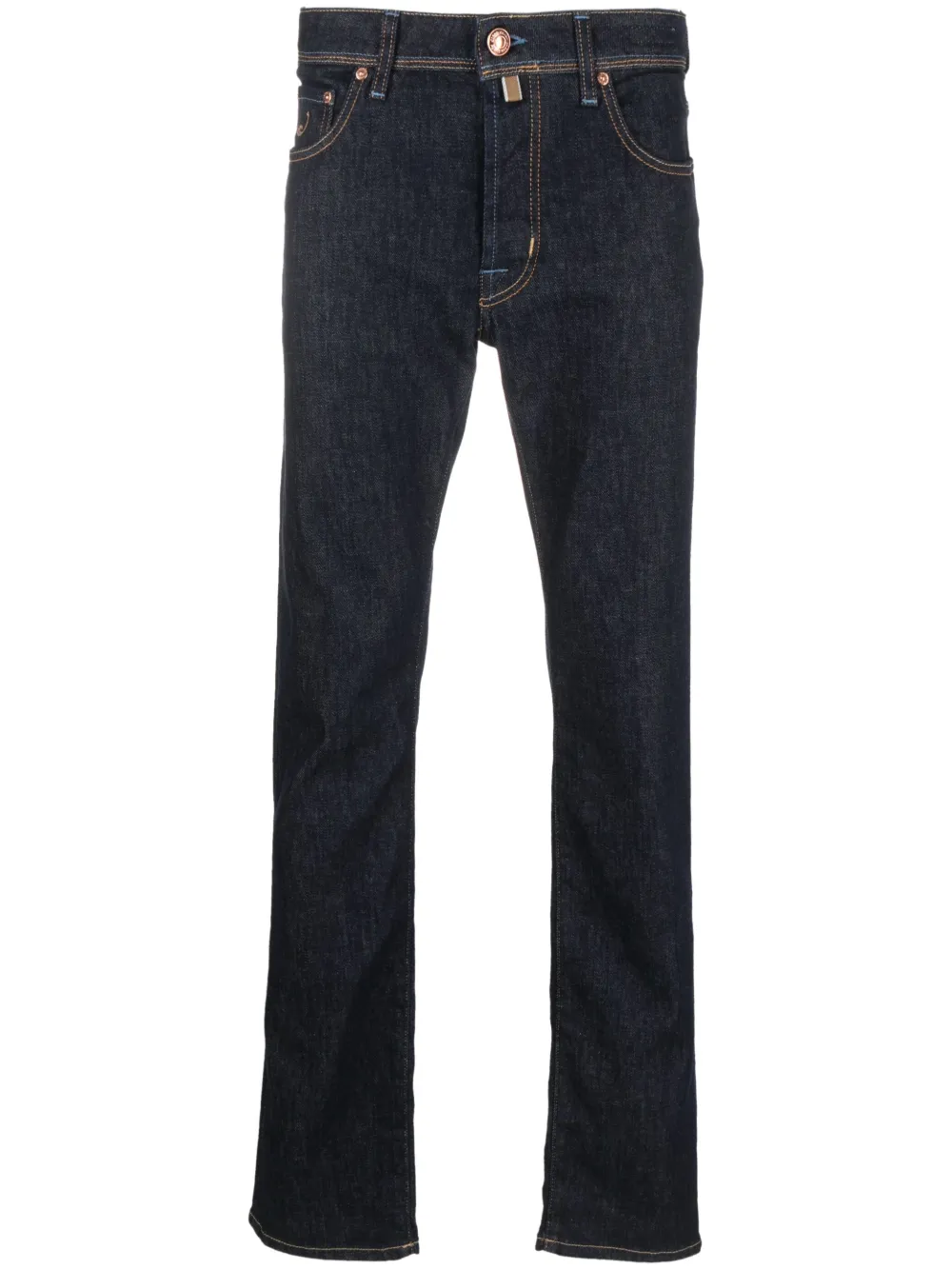 Jacob Cohën logo-patch straight-leg jeans