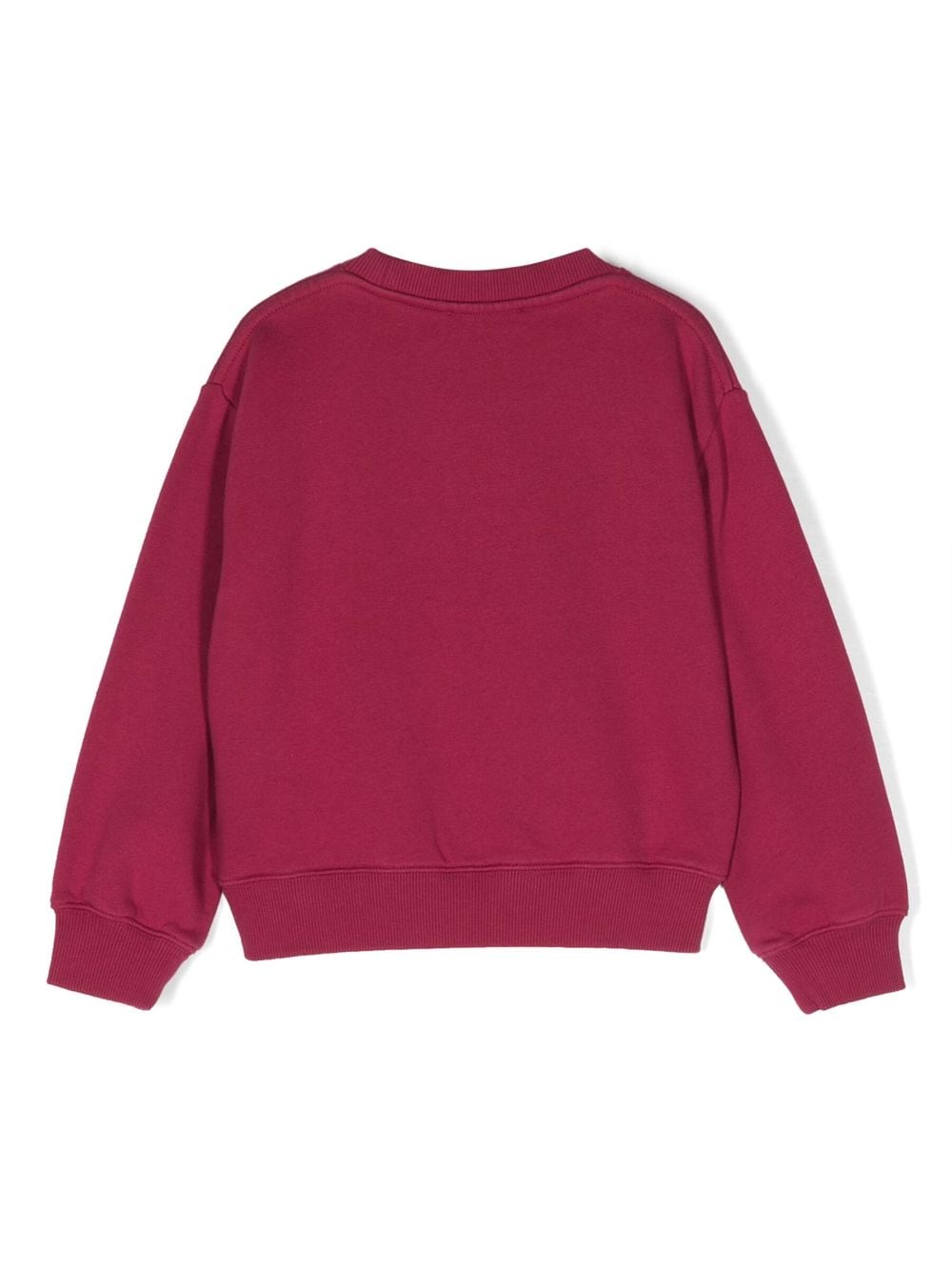 There Was One Kids logo-print cotton sweatshirt - Rood