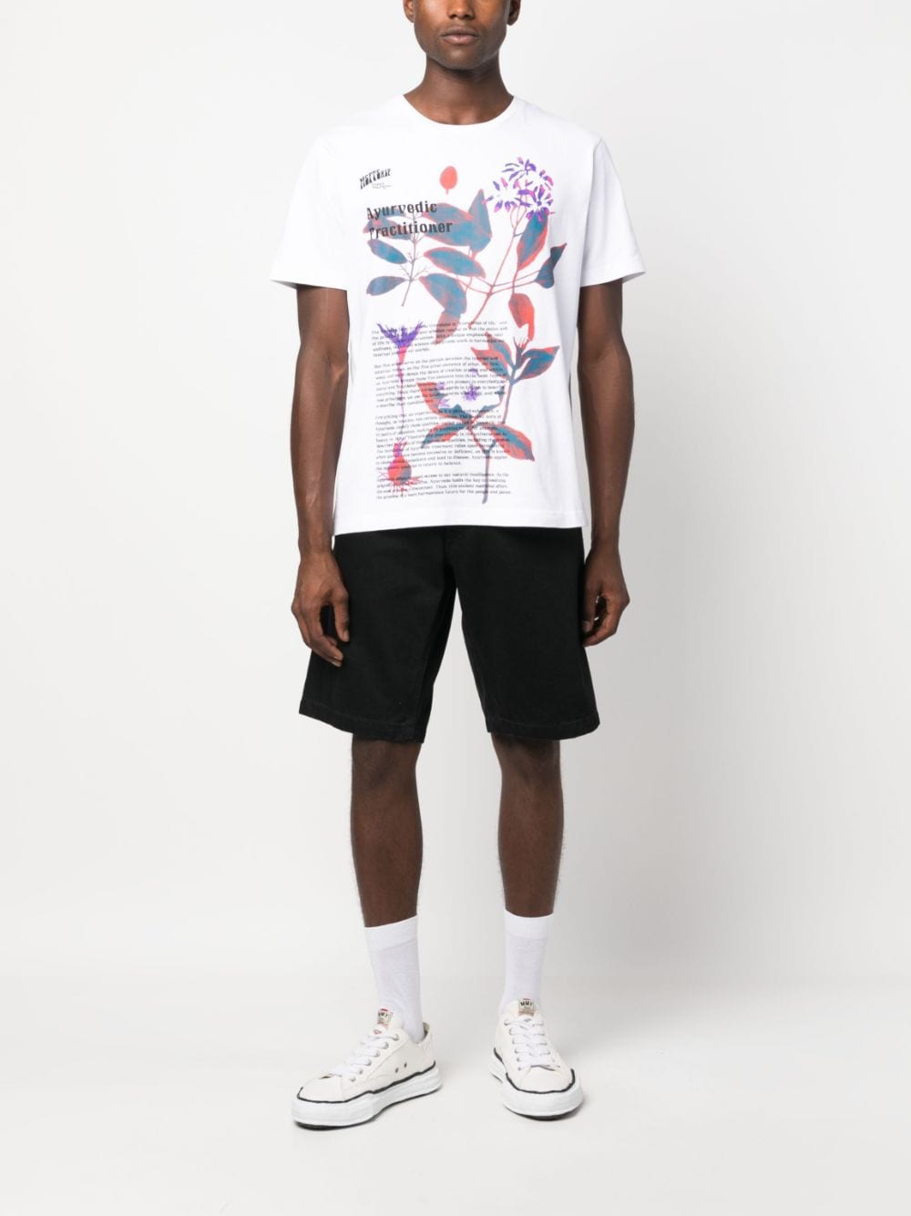 Shop Msftsrep Graphic-print Cotton T-shirt In White