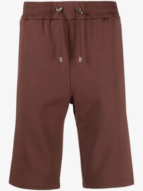 Balmain short de sport à logo imprimé