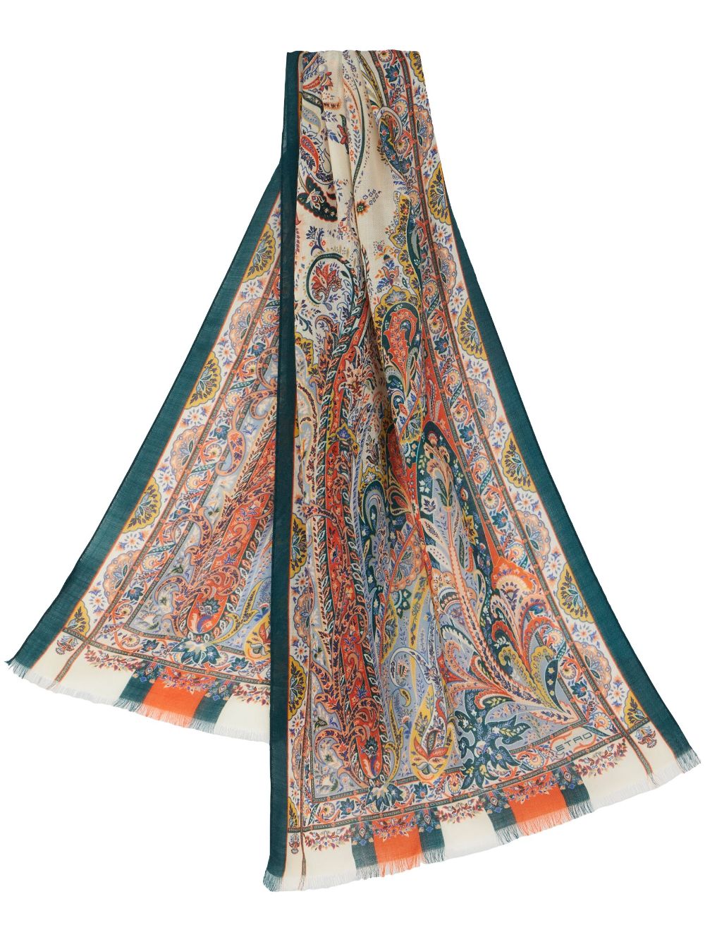 ETRO paisley-print cashmere scarf Women