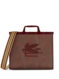 ETRO Pegaso-motif shopping bag - Red