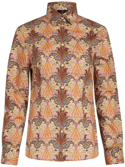 ETRO paisley-print cotton shirt