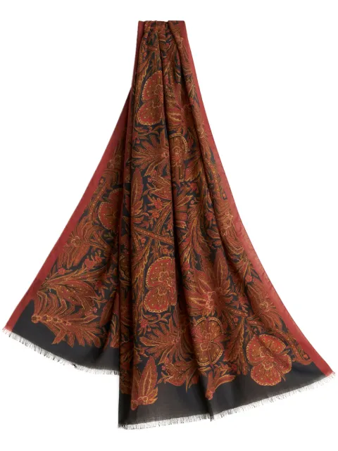 ETRO Echarpe com estampa floral 
