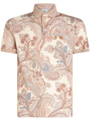 Etro - Logo-Embroidered Cotton-Piqué Polo Shirt - White Etro