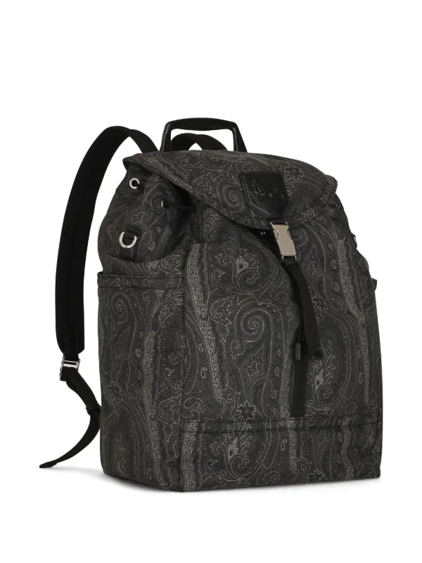 Paisley discount print backpack