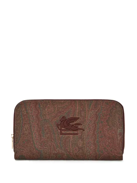ETRO cartera con logo bordado