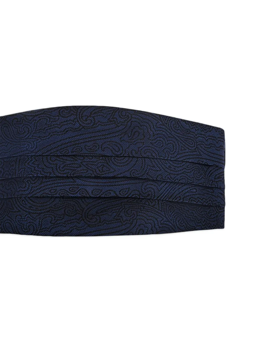 ETRO Cummerband met paisley-print Blauw
