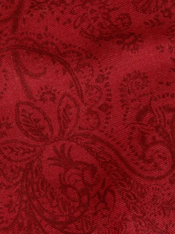 スカーフ Etro Scarves Red ETRO paisley-print frayed-edge Scarf | Red | FARFETCH