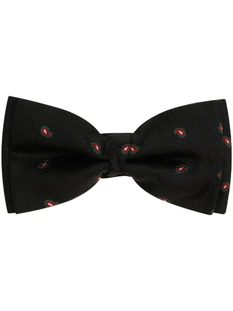ETRO corbata de moño con estampado de cachemira