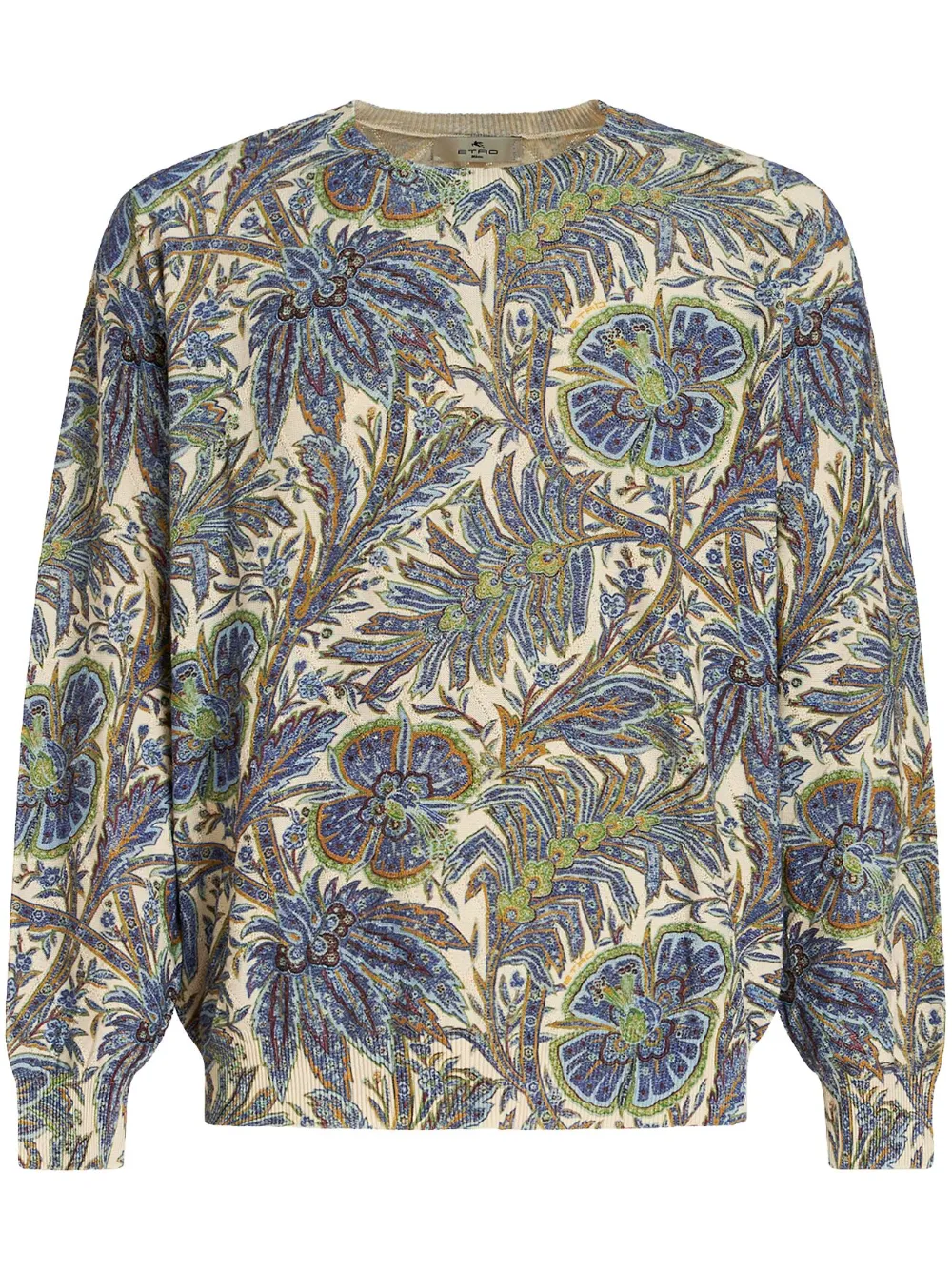 ETRO sudadera con estampado botánico | azul | Image 1