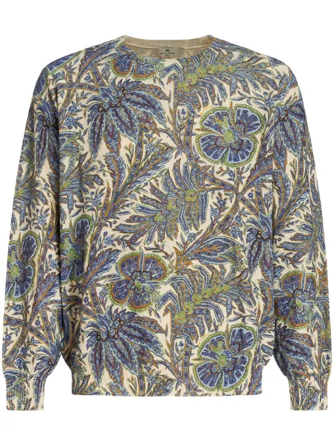 ETRO sudadera con estampado botánico