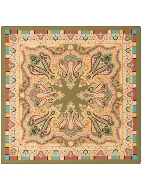 ETRO paisley-print silk pocket square