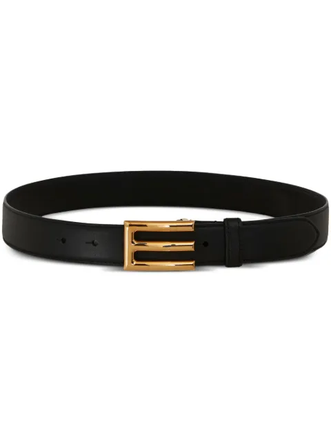 ETRO logo-buckle leather belt