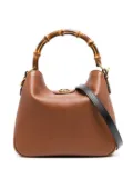 Gucci small Diana leather shoulder bag - Brown