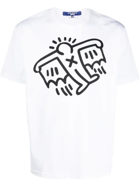 Junya Watanabe MAN camiseta con estampado gráfico de Junya Watanabe x Comme des Garçons x Keith Haring