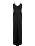 Nili Lotan Cami silk-satin gown - Black