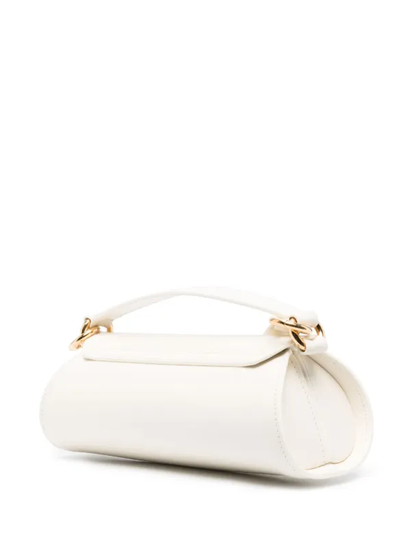 Jil Sander Small Cannolo Shoulder Bag | White | FARFETCH