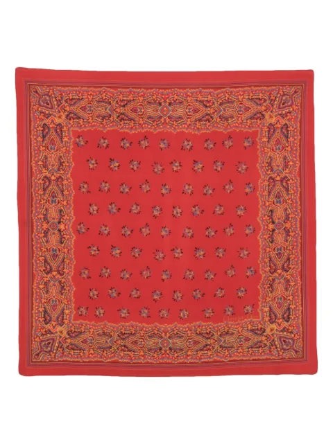 Christian Dior - 1990s pre-owned floral silk scarf