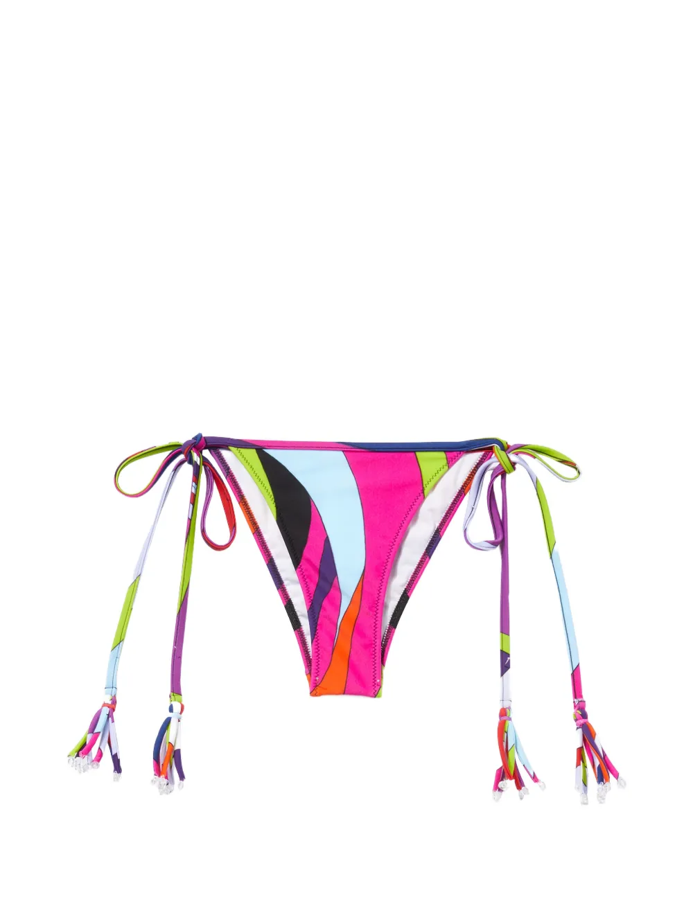 PUCCI Iride-print side-tie bikini bottoms - Rose PUCCI Iride-print side-tie bikini bottoms - Rose