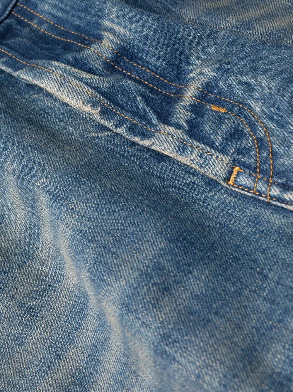 Saint Laurent mid-rise straight-leg Jeans - Farfetch
