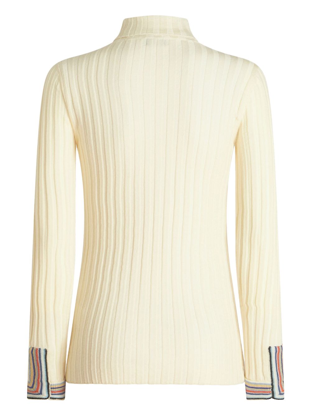 ETRO ribbed-knit striped-edge jumper Women