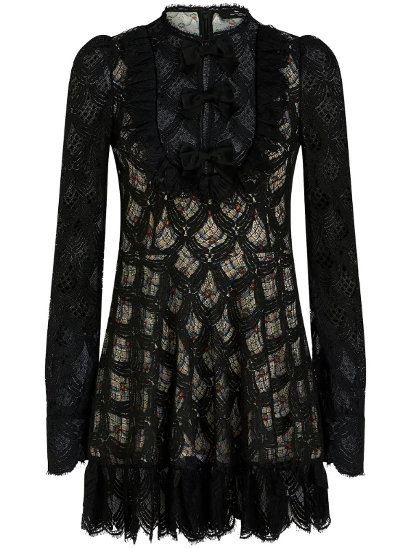 free people black lace dress