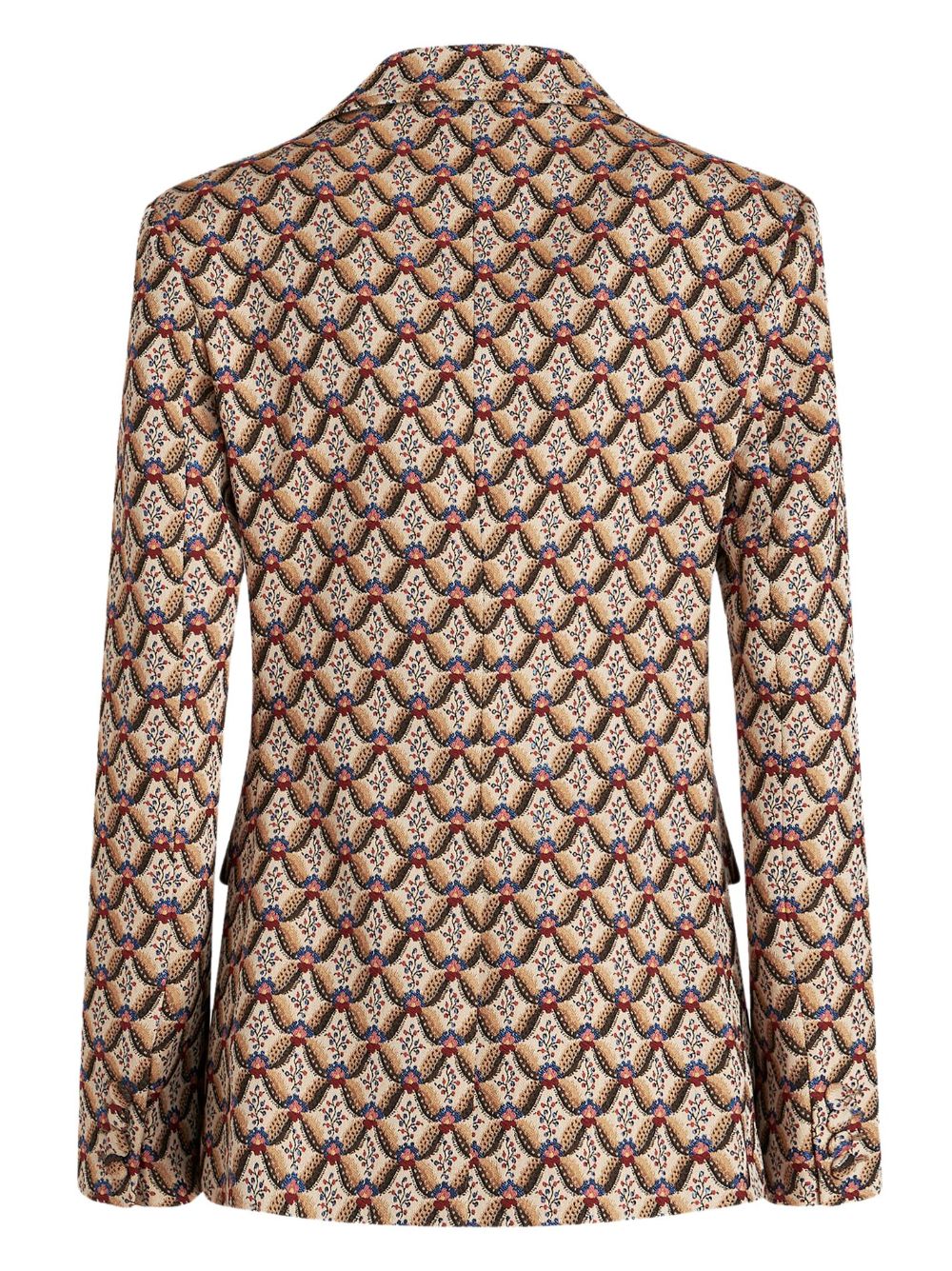 ETRO floral-jacquard double-breasted blazer Men