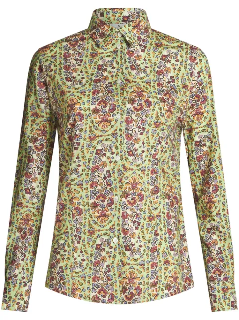 ETRO floral-print cotton shirt