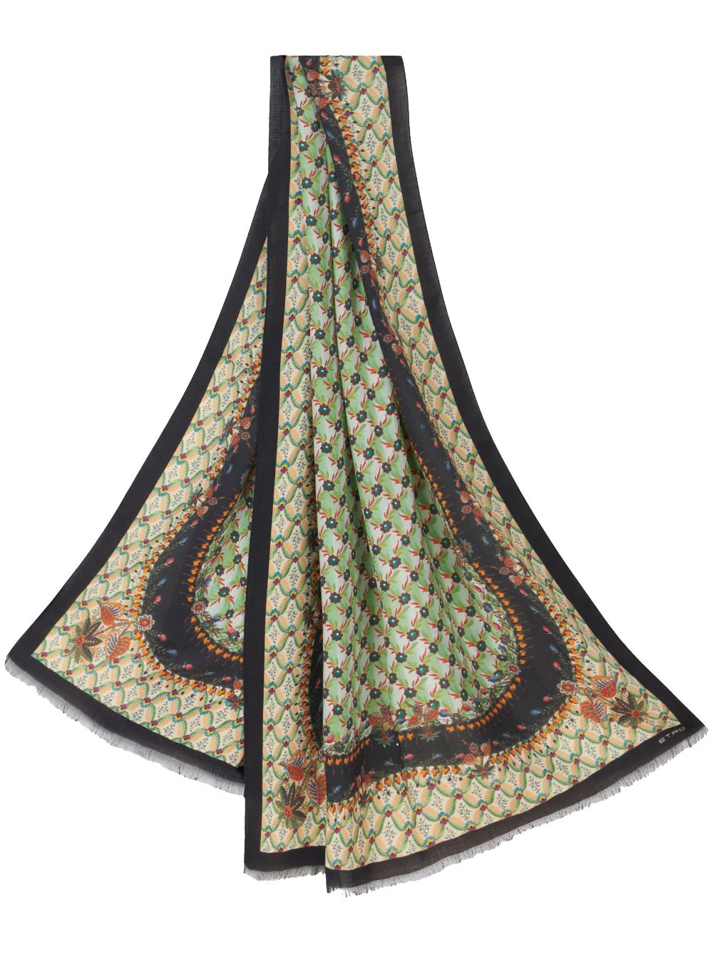 ETRO floral-print silk scarf Women