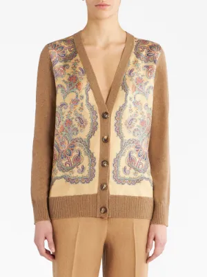 ETRO Geometric-pattern Jacquard Knitted Cardigan - Farfetch