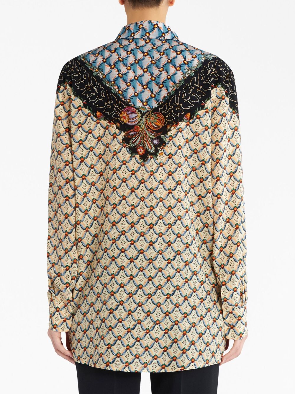 ETRO floral-print long-sleeve shirt Women