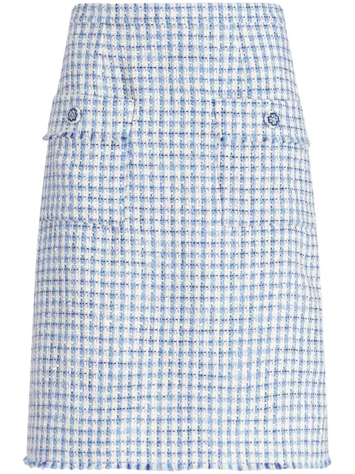 Jupe en tweed à coupe mi-longue - ETRO - Modalova