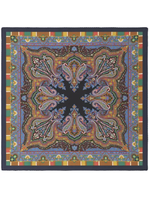 ETRO paisley-print silk pocket square