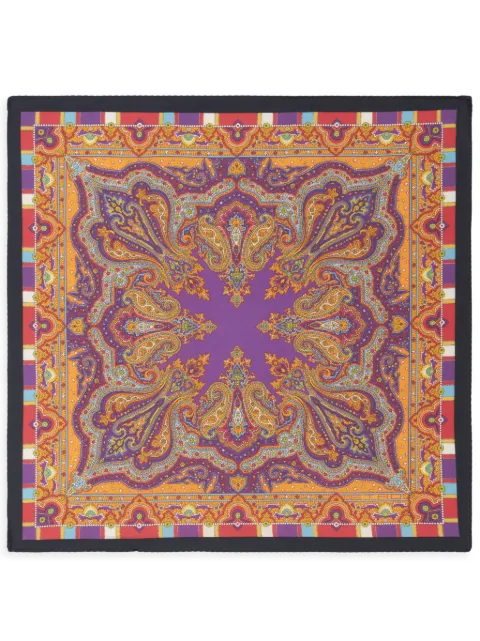 ETRO paisley-print silk pocket square