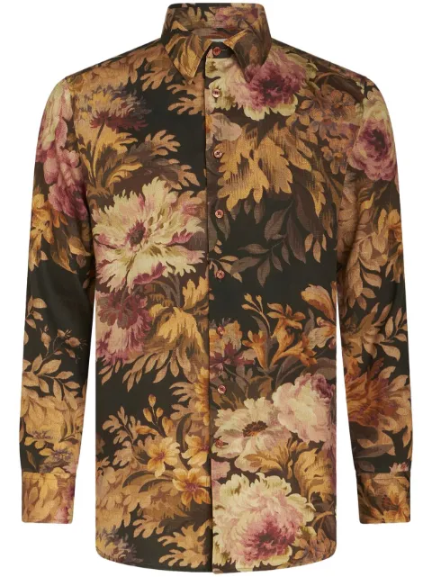 ETRO floral-print cotton shirt 