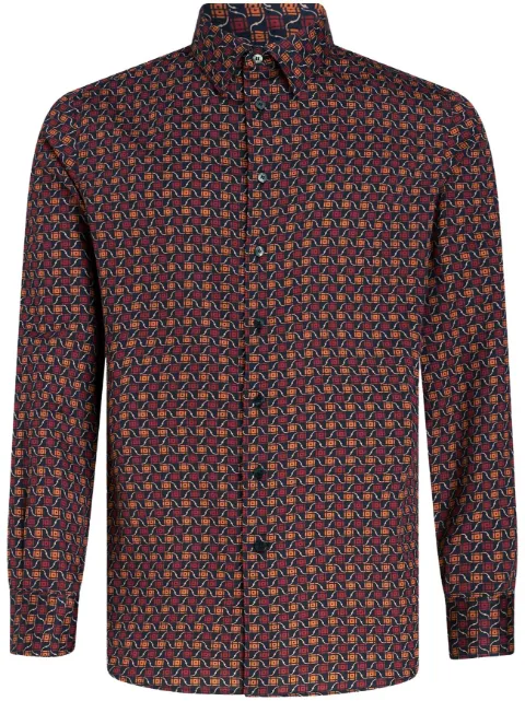 ETRO graphic-print cotton shirt