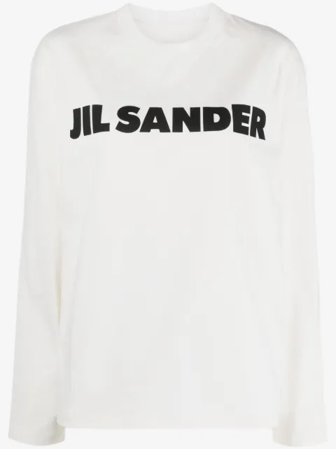 Jil Sander Sweatshirt mit Logo-Print