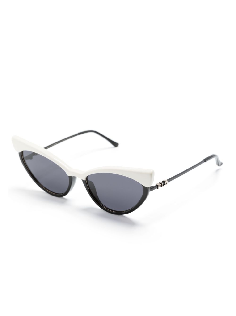 Philosophy di Lorenzo Serafini Eyewear Zonnebril met cat-eye montuur - Wit