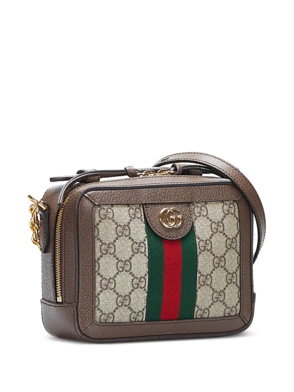 Gucci Pre-owned GG Supreme Ophidia Crossbody Bag - Neutrals