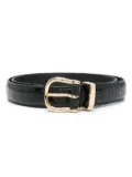 Nili Lotan crocodile-effect patent-leather belt - Black