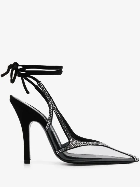 The Attico Venus 100mm embellished pumps