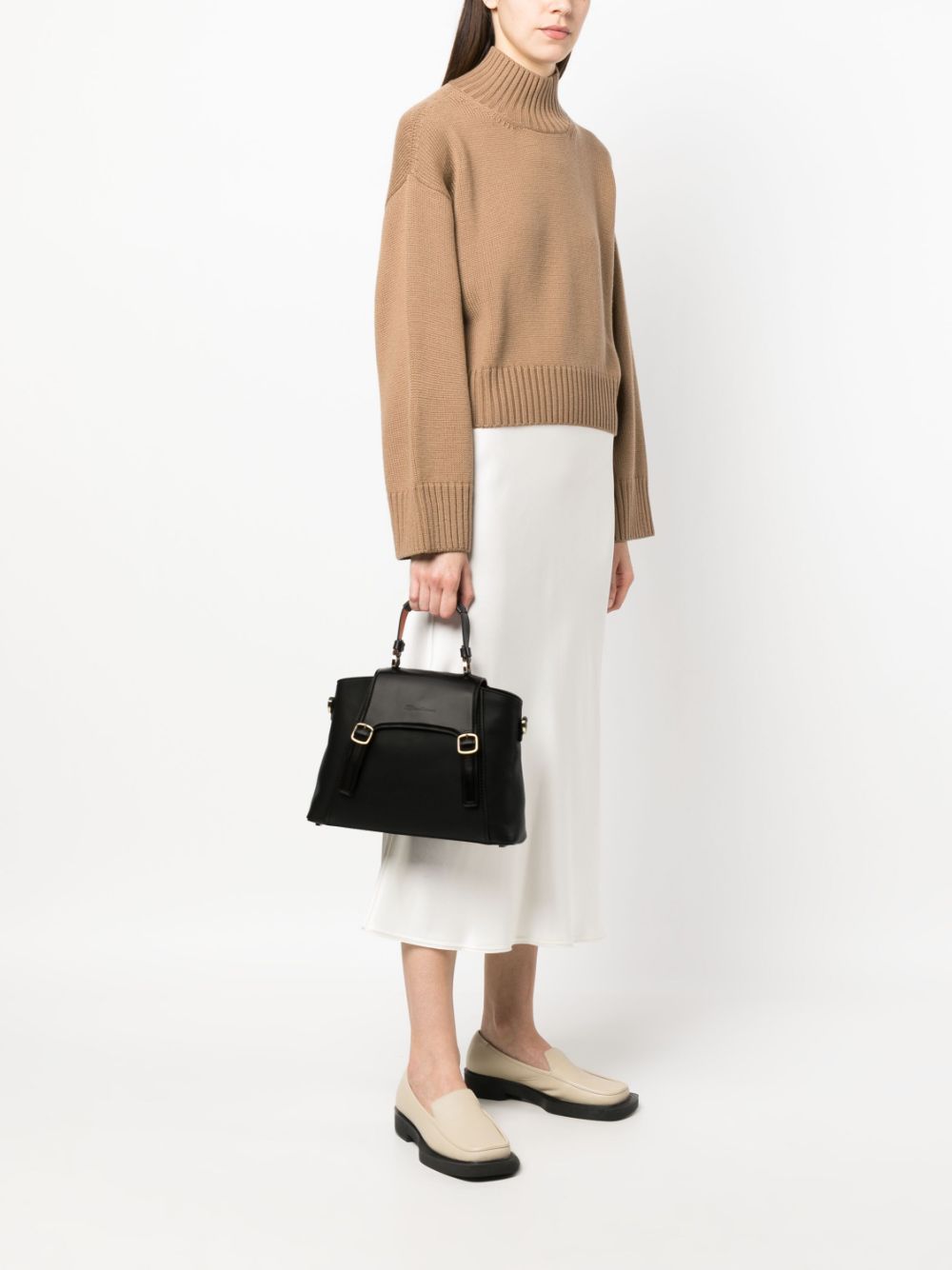 Santoni Medium logo-debossed Tote Bag - Farfetch