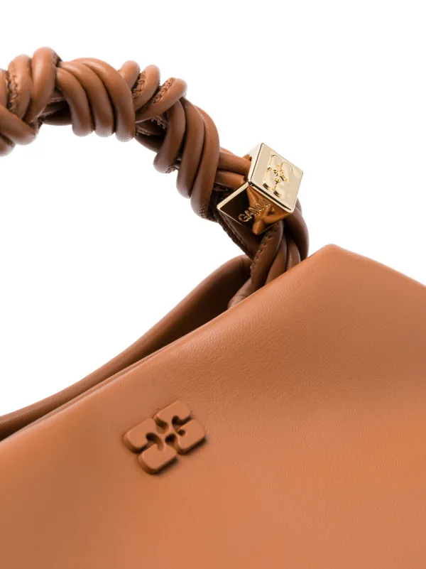 GANNI Small Bou Cross Body Bag | Brown | FARFETCH