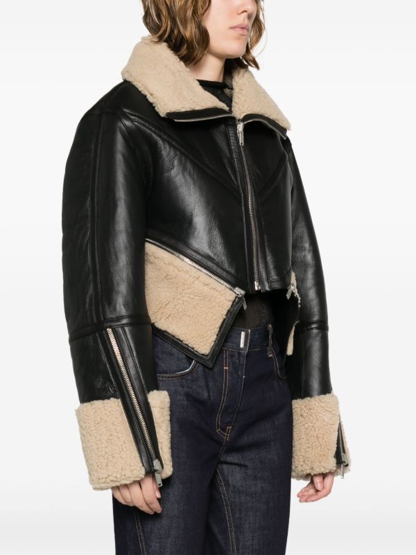 Dion lee hot sale leather jacket