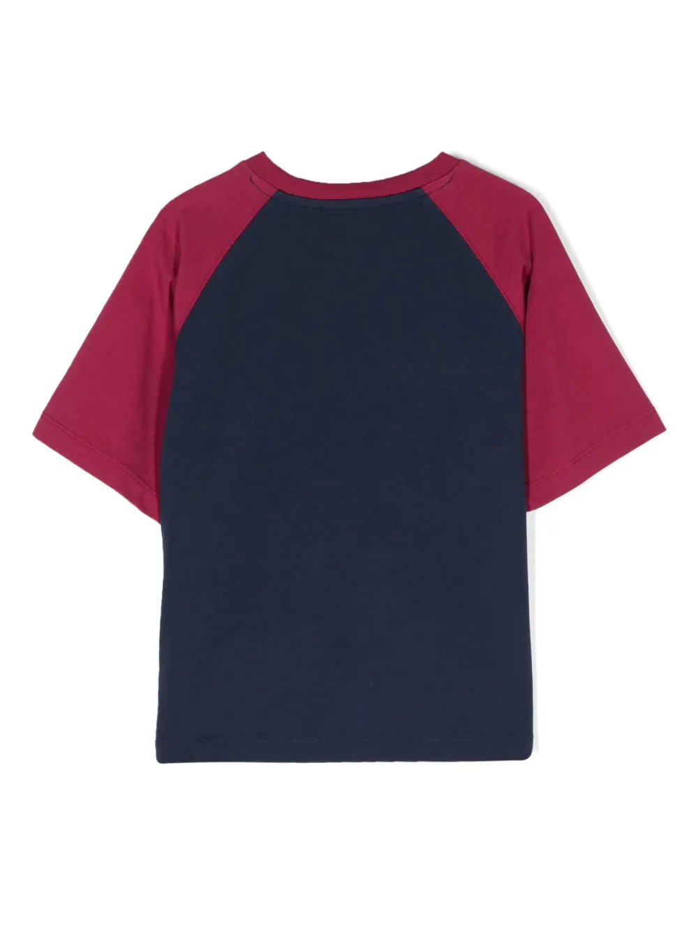 There Was One Kids logo-print cotton T-shirt - Blauw